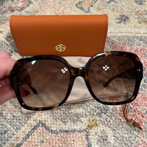 Tory Burch Tortoise Shell Sunglasses